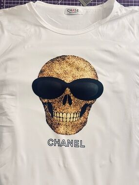 Paris Skull Graphic T-Shirt